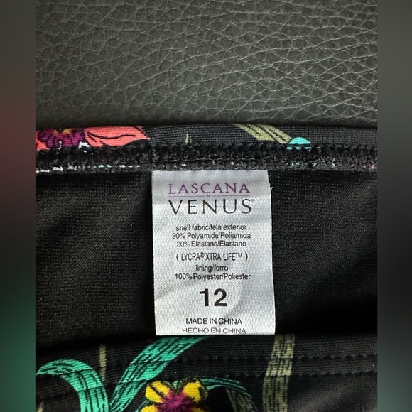 VENUS Lascana Floral Bikini Bottom Side Tie Size 12 - Picture 4 of 5